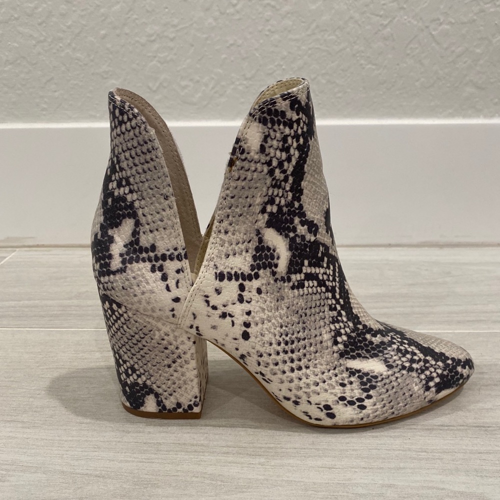 Steve Madden Snakeskin Booties